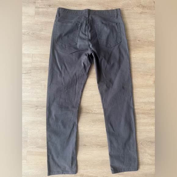 Men's Gray Dress Pants Cotton SZ 32 - Picture 2 of 7